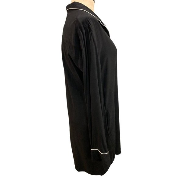 One Size Women's Monogram "T" Night Shirt Bridesmaid Button Up - Picture 6 of 8